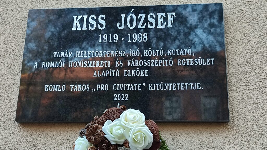 Kiss József emléktábla1
